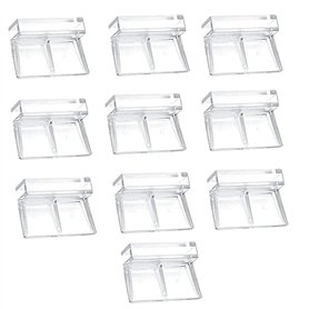 Istloho 10x Clips de Couvercle D'aquarium Fish Clips Acryliques Aquariums Clips de Protection en Verre pour Aquarium pour Couver Istloho 10x Clips de Couvercle D'aquarium Fish Clips Acryliques Aquariums Clips de Protection en Verre pour Aquarium pour Couver