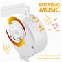 Support Mobile pour Lit de Bébé Réglable Lit Bébé Bras Mobile Avec Boîte à Musique Mécanique pour Bébé Cadeau pour Nouveauné Fil