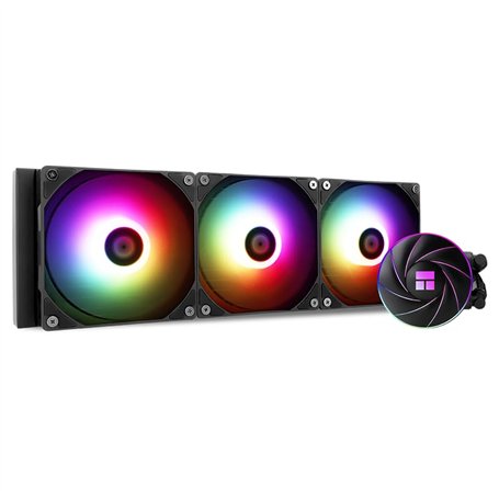 Thermalright Aqua Elite 360 ARGB Refroidisseur de processeur liquide 360 AIO 3 ventilateurs PWM de 120 mm pour AMD/AM4/AM5