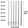 Bestgle 6Pcs 6.35mm Hex Tige Tournevis Croix Magnétique Phillips Cruciformes Tournevis Magnétique Bits Set Outils Électriques |