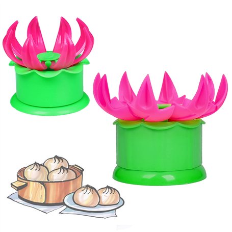 Lot de 2 Moule de Pain Farci à la Vapeur