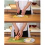 Planche à Découper Plastique,Planches Plastique Set Flexible Cuisine Antidérapant pour Moi à Poisson Des légumes Nourriture cuis