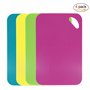 Planche à Découper Plastique,Planches Plastique Set Flexible Cuisine Antidérapant pour Moi à Poisson Des légumes Nourriture cuis