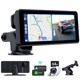 Volam Ecran Carplay Voiture avec Carplay sans Fil Android Auto