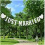 bannière Just Married pour Voiture