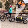 VireEyU Attelage universel pour remorque de vélo avec boulons de sécurité – Compatible avec la plupart des attelages auto – Mont