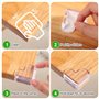 Vinabo 24 PCS Coin de Table Protection Bebe Protection, Upgraded Protège-Coin pour Table de Bébé pour Meuble, Sécurité Enfant po