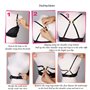 Attache Soutien Gorge,16 PCS Soutien-Gorge Bretelles Clip Sangles Support Clips de Soutien-Gorge Boucle en Plastique Antidérapan