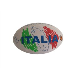 Vari‚ Divers Ballon de Rugby Italie en Caoutchouc Taille 30 cm PS 31406