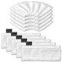 10 Chiffons lavables en microfibre (5 Bonnettes + 5 Chiffons) Convient pour Karcher Nettoyeur Vapeur EasyFix SC 2
