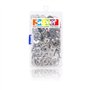Swpeet 60 pcs Heavy Duty Grande bague Large D Forme à ongles Non-trace Cadre photo cintres double trou avec vis, pour décoration