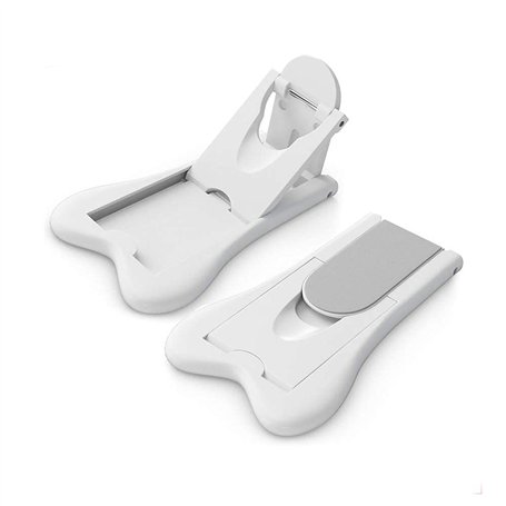 Clyhon 2 pièces Bloqueur de Porte Coulissante Verrouillage de Sécurité pour Bébé Bloqueur de Fenêtre Verrous de Placard de Sécur