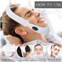 Éliminateur de Double Menton Appareil, Intelligent Lifting Visage Masseur Visage, EMS V Face Lifting Appareil Anti Rides Visage 