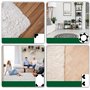 LiJuanWang Anti Derapant Tapis,8 pièces Sticker Tapis antidérapant,Tapis Anti Glisse,Lavable,réutilisable,Anti-dérapant Tapis,Ru
