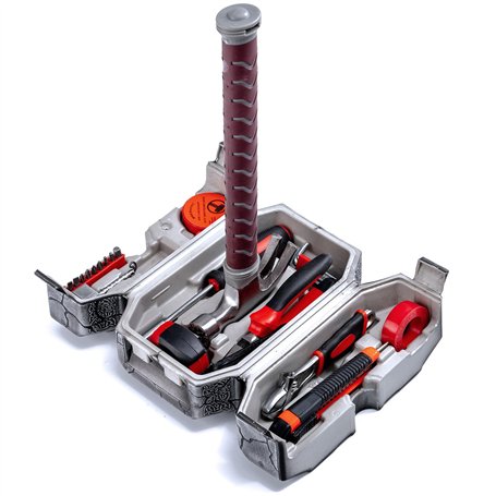 Boîte à outils marteau – 28 pièces en métal véritable pour bricolage et réparation de voiture | Cadeau parfait pour homme Asijia