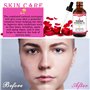 Huile Essentielle Rose 60 ml, Sérum Rose avec Serum Vitamine C pour Hydrate et Anti-âge pour les Visage Soin Anti-âge, Peau, Nat