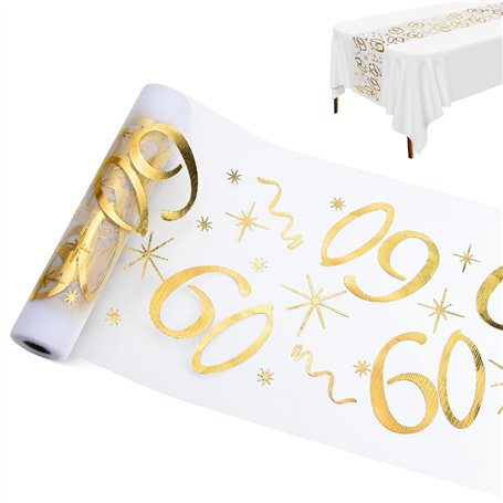 Chemin de Table Anniversaire 60 Ans
