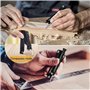 DUGEGAYL Outil de Traçage Multifonctionnel,7Pcs Outil de Marquage et Mesure pour Bricolage, Charpentiers, Ingénieurs - Durabilit