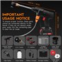 Nettoyeur Haute Pression, Nettoyeur Haute Pression sans Fil avec Buse 6 en 1, Nettoyeur Haute Pression Batterie avec 5M Tuyau, P
