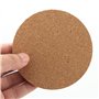 MUNGHOK Lot de 50 Dessous de Verre en Liège de 10 cm - 3 mm d'épaisseur - Dessous de Verre Liege Rond - pour Maison, Bureau, Bar