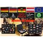 2 Pièces Drapeau L'aigle Russe Russie Tactique Militaire Emblème National Applique Crochet et Boucle Patch pour Chapeau Sac à Do