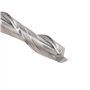 CNC Embouts de fraise 1/8" Tige CNC Bit End Mill 1/16" Coupe Dia Nez Plat Moulin d'extrémité en métal dur Deux flûtes Spirale Up