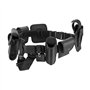 ACEXIER Kit Utilitaire de Garde de Polices d'entraînement Militaire Tactique avec Ceinture d'application de la Police en Tissu O