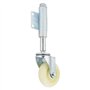 Roue de porte, roues de rotatives à ressort en nylon de 4 pouces avec capacité de charge robuste de 200 kg / 440 lb pour les app