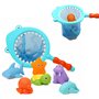 Goomp Jouet Bain,7 Pièces Jouet de Bain Bébé Jouets de Piscine Animaux Flottants Salle de Bain Jouet Jouet de Bain de Jeu de Pêc