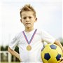 Générique 12 Pièces Football Metal Medaille: Nizirioo Médailles avec Rubans de Cou, Medaillen pour Enfants pour Trophée, Jouets,
