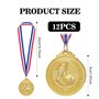 Générique 12 Pièces Football Metal Medaille: Nizirioo Médailles avec Rubans de Cou, Medaillen pour Enfants pour Trophée, Jouets,