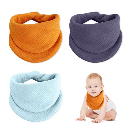Bavoirs triangulaires 3 pièces pour bébé
