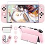 OLDZHU Coque Rose Compatible avec Nintendo Switch OLED