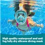 180°View Masque Snorkeling Plein Visage Design Pliable Anti-Fuite et Anti-Buée Masque et