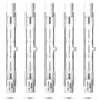 Luxvista Dimmable R7S 78mm 80W Ampoule Halogène Crayon AC220-240V 1390lm J78 Projecteur Halogène Linéaire pour l’éclairage de pa