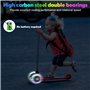mizikuu 2 Pièces Roues de Trottinette Lumineuses, 100 mm LED Roues de Scooter Lumineuses avec Roulement ABEC-9 Scooter Replaceme