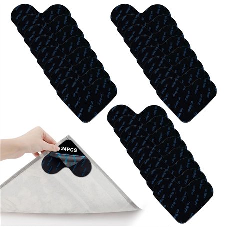 Druuzyl 24 Pièces sous-Tapis Antidérapant en Forme de Cœur