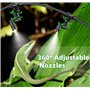 Humidificateur Terrarium avec Minuterie et Arroseur de Brouillard Réglables 360°