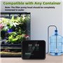 Bacxzomx Brumisateur Terrarium Automatique, Humidificateur Terrarium avec Minuterie et Arroseur de Brouillard Réglables 360°, Sy