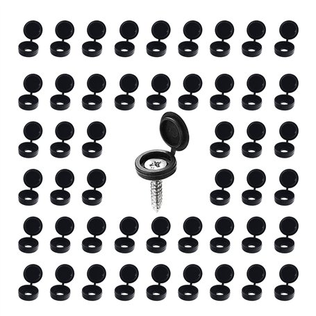 VEGCOO 120 Pièces Cache Vis Plastique