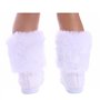 DUORUIMI Bottes de Poupée Chaussures Blanches Accessoire d'hiver pour Poupée American Girl 18 Pouces