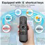 Magic Remote Télécommande de rechange pour LG-Smart-TV AN-MR21GA MR22GA MR23GA avec fonction voix et pointeur