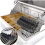 VDISRR Brosse Barbecue, 3 en 1 Brosse Nettoyage Barbecue avec Grattoir, Poils Acier Inoxydable Nettoyer Rapidement & Efficacemen