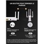 Répéteur WiFi Puissant 300Mbps，2.4GHz Amplificateur WiFi avec WPS,Répéteur WiFi 4 Antennes, 1 Ports LAN, Compatible avec Toutes 