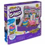 Kinetic Sand Sable magique - Rainbow Cake SHOPPE - 680 g de sable jaune, rose, bleu et blanc parfum vanille - Kit de bricolage p