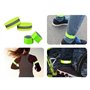 Anlising 4PCS Gilet Réfléchissant Vélo+4PCS Bracelet Réfléchissant Réglable+4PCS Brassard Reflechissant, Harnais de Reflechissan