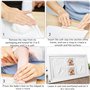 McNory Cadre Empreintes Bébé,Kit Empreinte Bebe Mains Pour Liste De Naissance,Souvenirs Mémorable Décorations Murale Ou Pour Tab