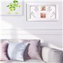 McNory Cadre Empreintes Bébé,Kit Empreinte Bebe Mains Pour Liste De Naissance,Souvenirs Mémorable Décorations Murale Ou Pour Tab