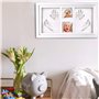 McNory Cadre Empreintes Bébé,Kit Empreinte Bebe Mains Pour Liste De Naissance,Souvenirs Mémorable Décorations Murale Ou Pour Tab