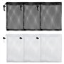 TRKETK Lot de 6 petits sacs en maille avec cordon de serrage en polyester 15 x 20 cm pour voyage